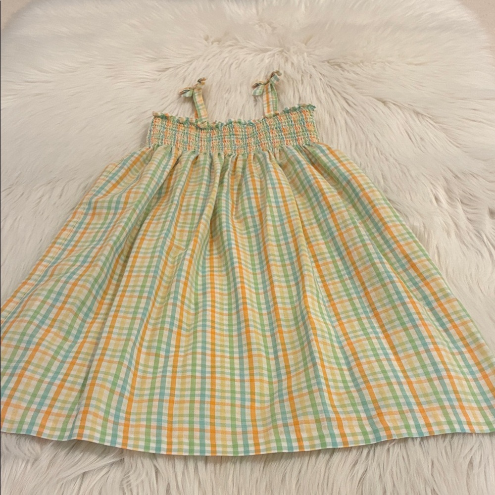 Little English Girls Lucy Dress - Preppy Check